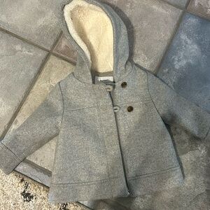 Like new Old Navy toddler pea coat. Size 12-18 months.